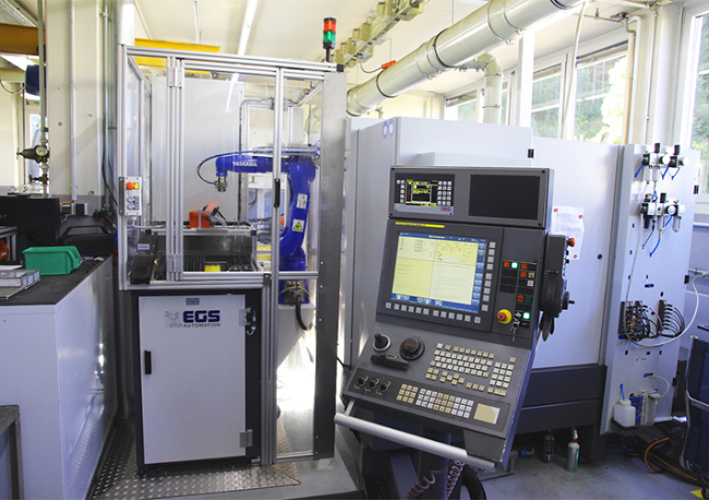 Foto Más eficacia en el proceso de esmerilado de una empresa fabricante de bombas industriales gracias a la automatización proporcionada por el robot MOTOMAN GP7 de Yaskawa.